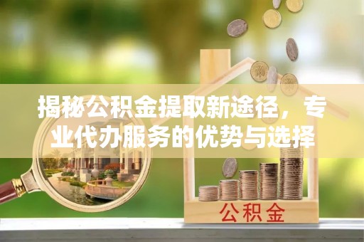 静海揭秘公积金提取新途径，专业代办服务的优势与选择