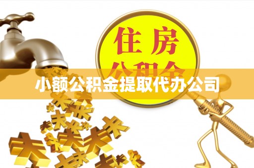 静海小额公积金提取代办公司